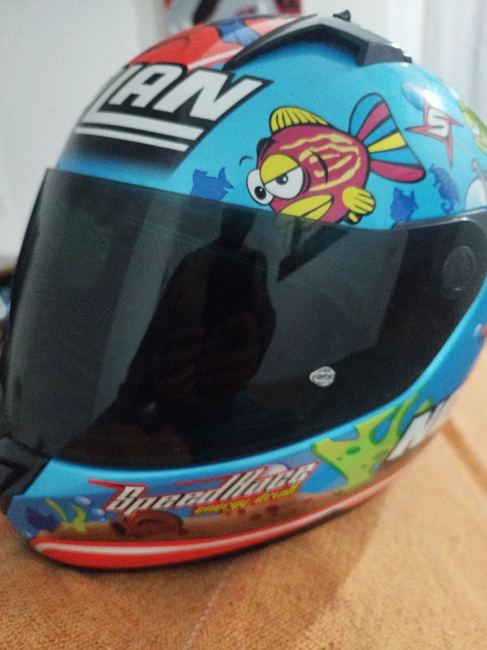 Capacete Nolan Italiano modelo Aquarium