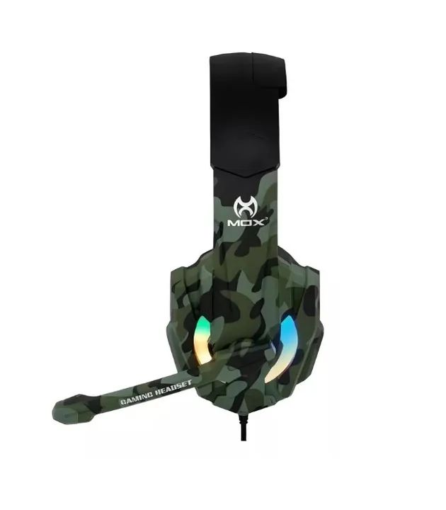 Headset Gamer Led Rgb Camuflado Mox - Foto 2