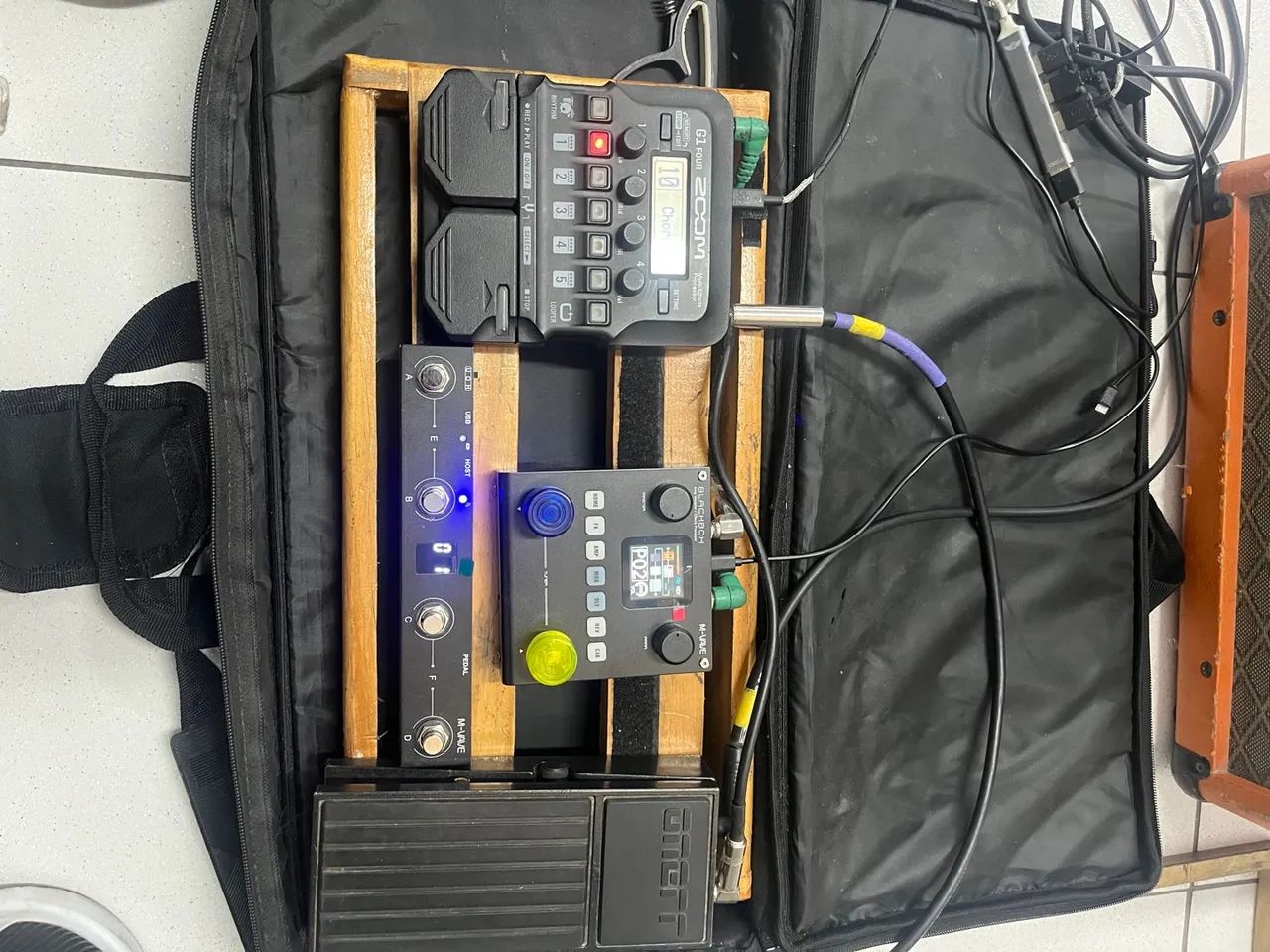 Set Pedais de Guitarra - BlackBox - Chocolate+ - G1Four - Foto 3