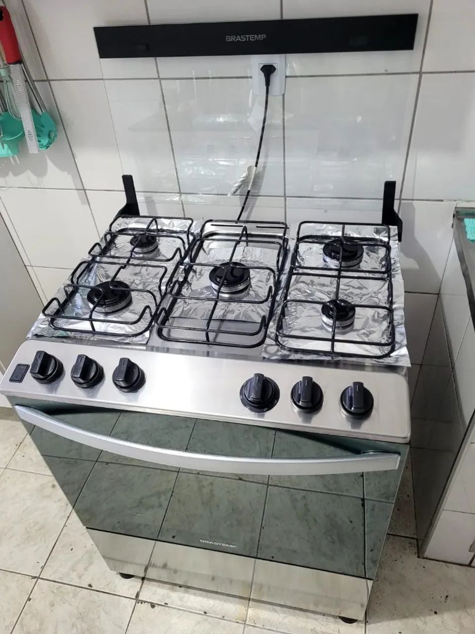Fogão Brastemp 5 Bocas Inox