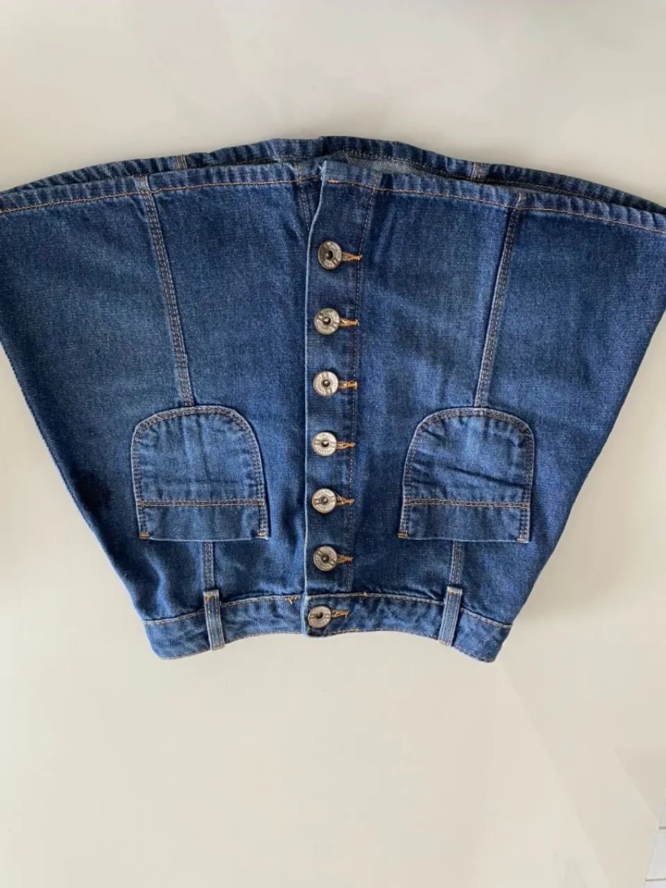 Saia Jeans com Botões  - Foto 4