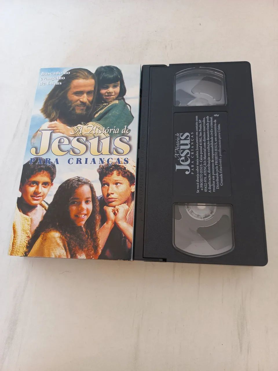 VHS A História de Jesus Para Crianças