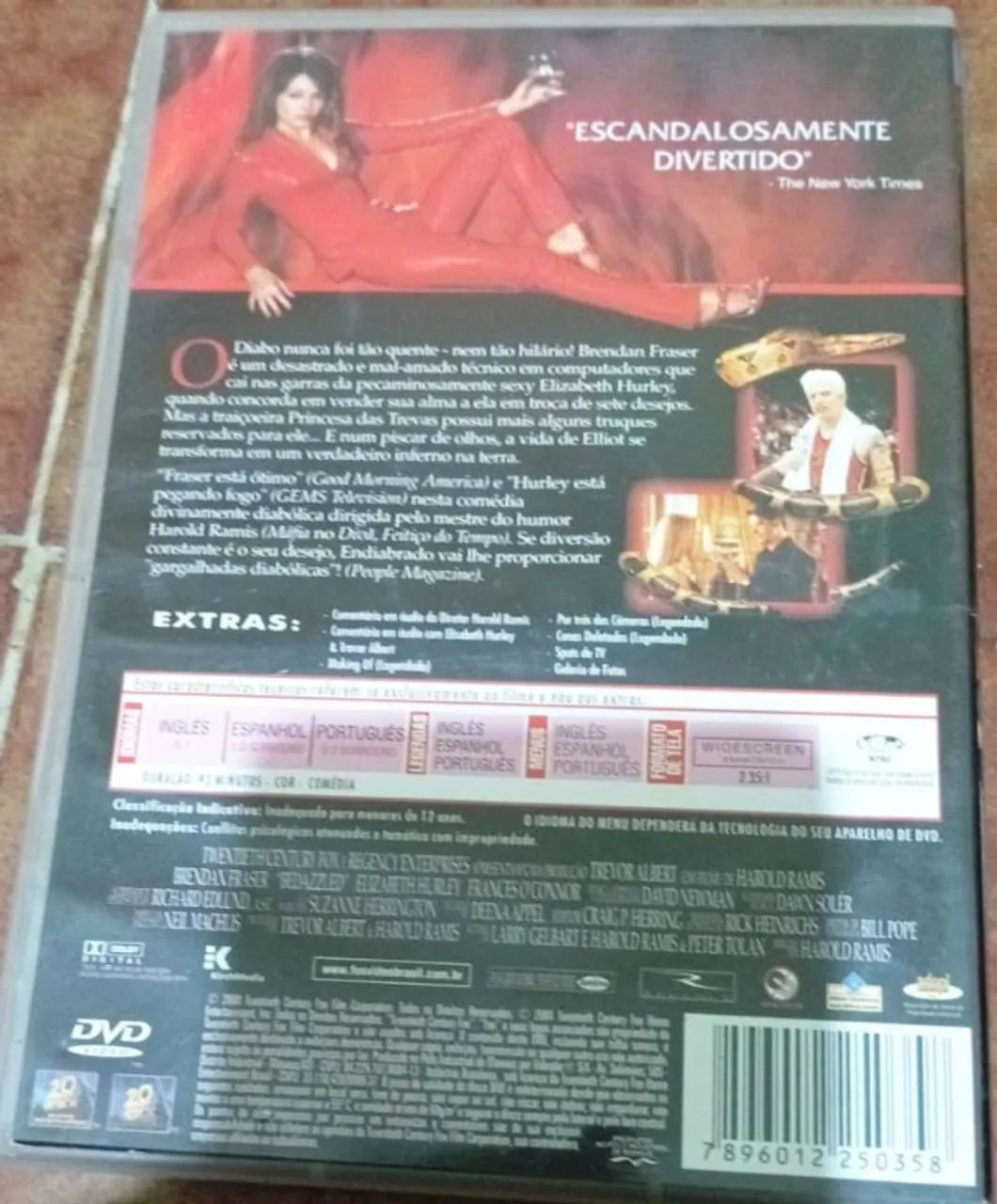 DVD Endiabrado (Com Brendan Fraser)  - Foto 3