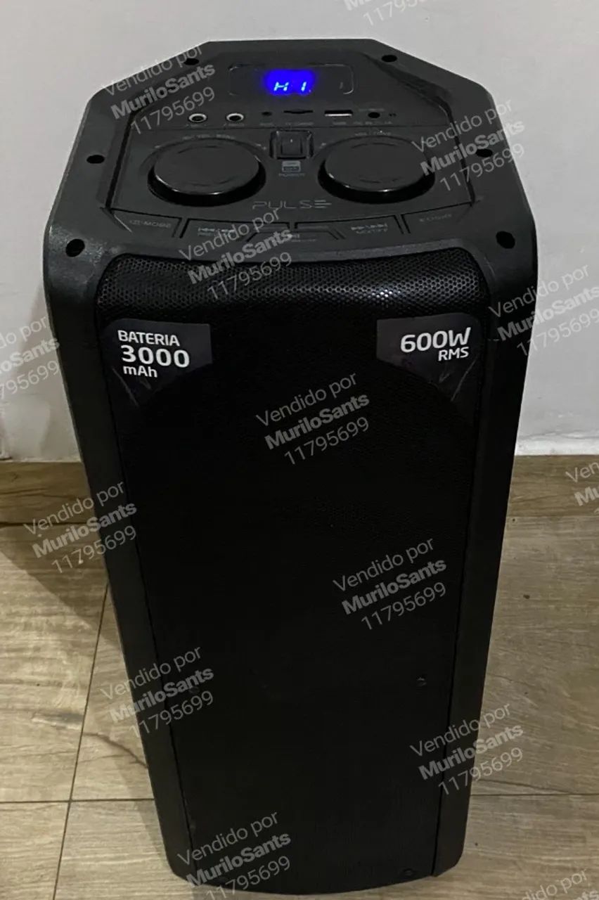 Caixa de Som Pulse Bluetooth 600W - Foto 2