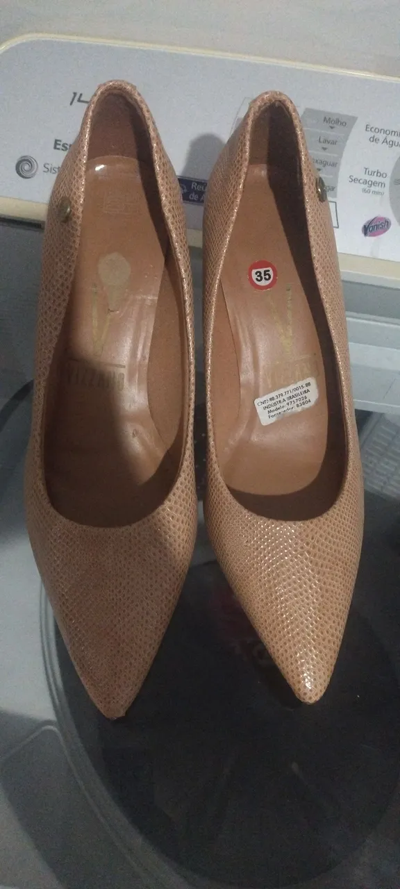Scarpin Vizzano Bege - Tamanho 35