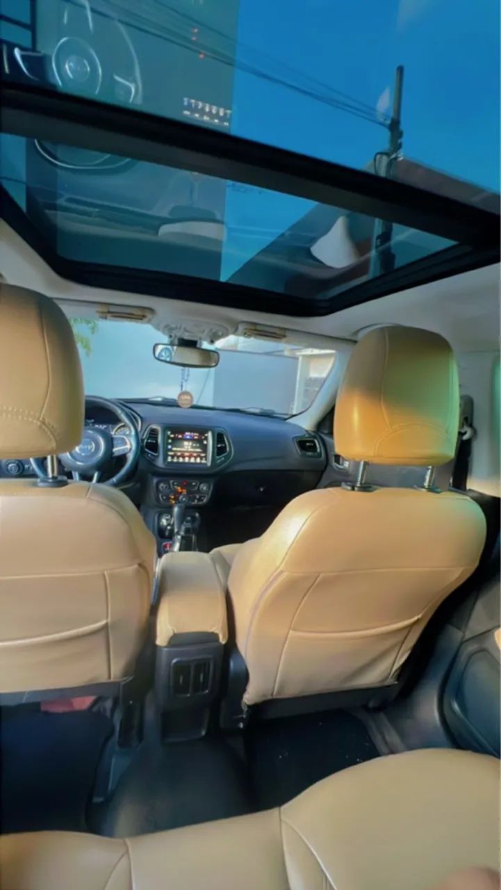 Vendo Jeep Compass Teto Solar e Banco Creme ( De Couro) - Foto 3