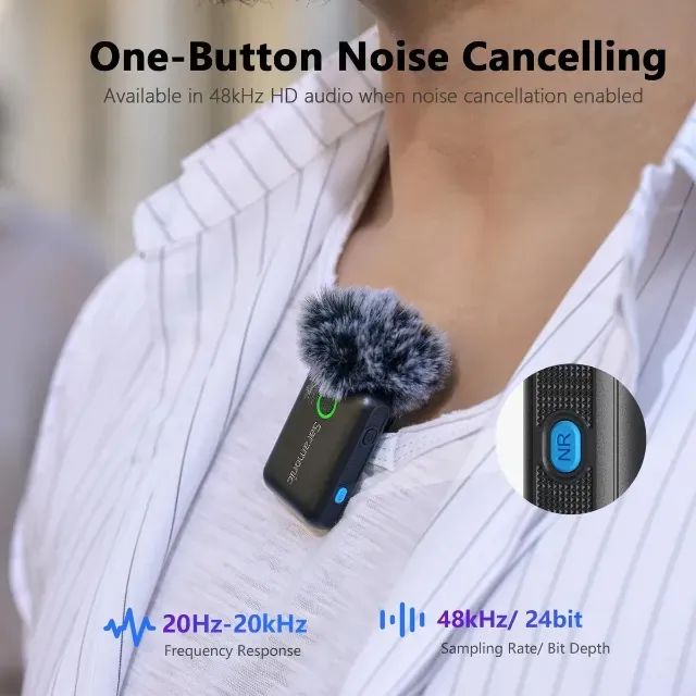 Microfone sem fio Saramonic Blink500b2+ para iPhone Android - Foto 2