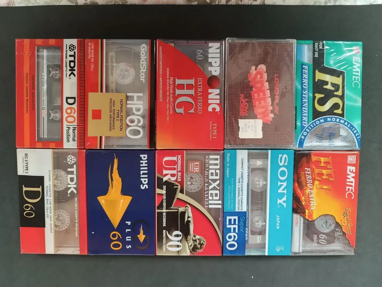 Fita k7 cassete emtec tdk sony maxell lote 10 unidades - Foto 4
