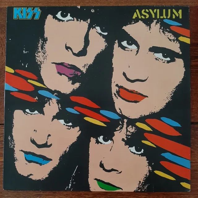 LP Disco de Vinil Kiss Asylum Original C/ Encarte Original 1985