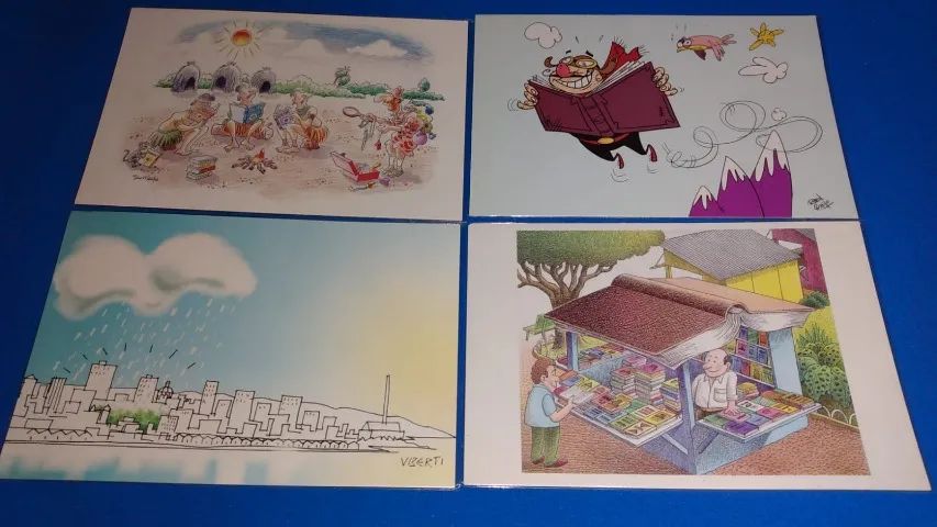 Lote de cartões postais promocionais da feira do livro de Porto Alegre RS de 2014 - Foto 2