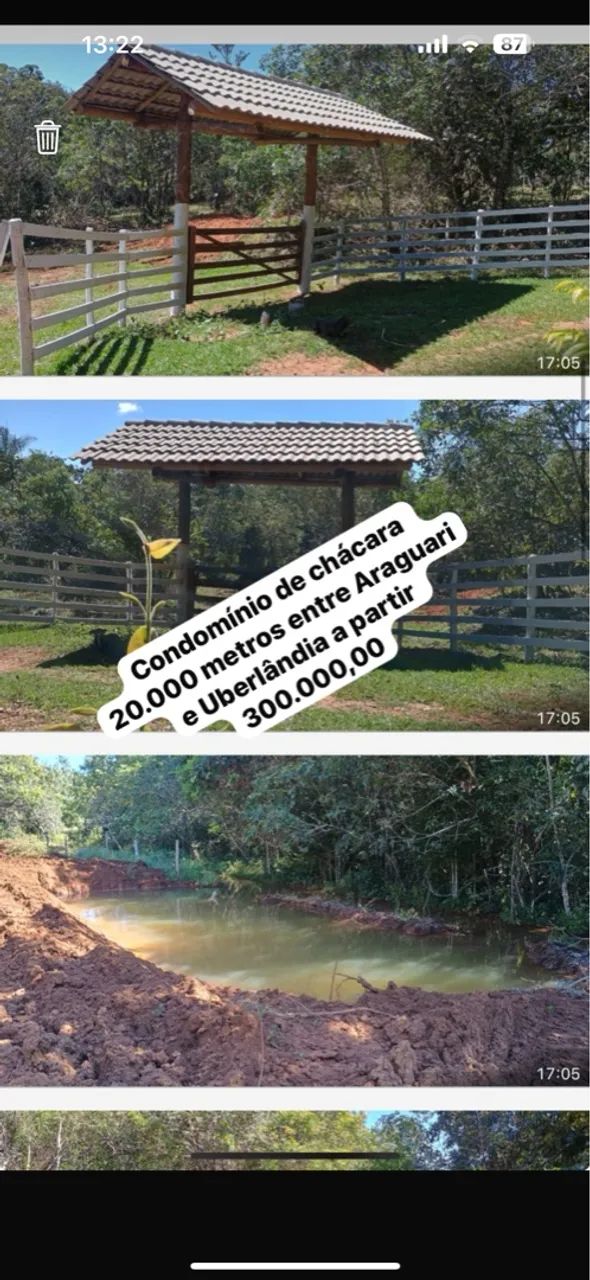 Chácara com escritura 20.000 metros 