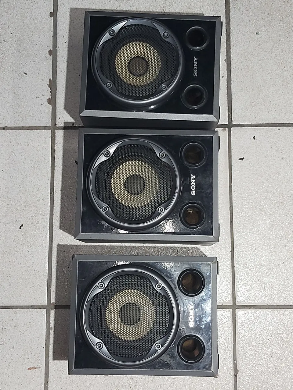 Caixa de Som Sony 3 Peças