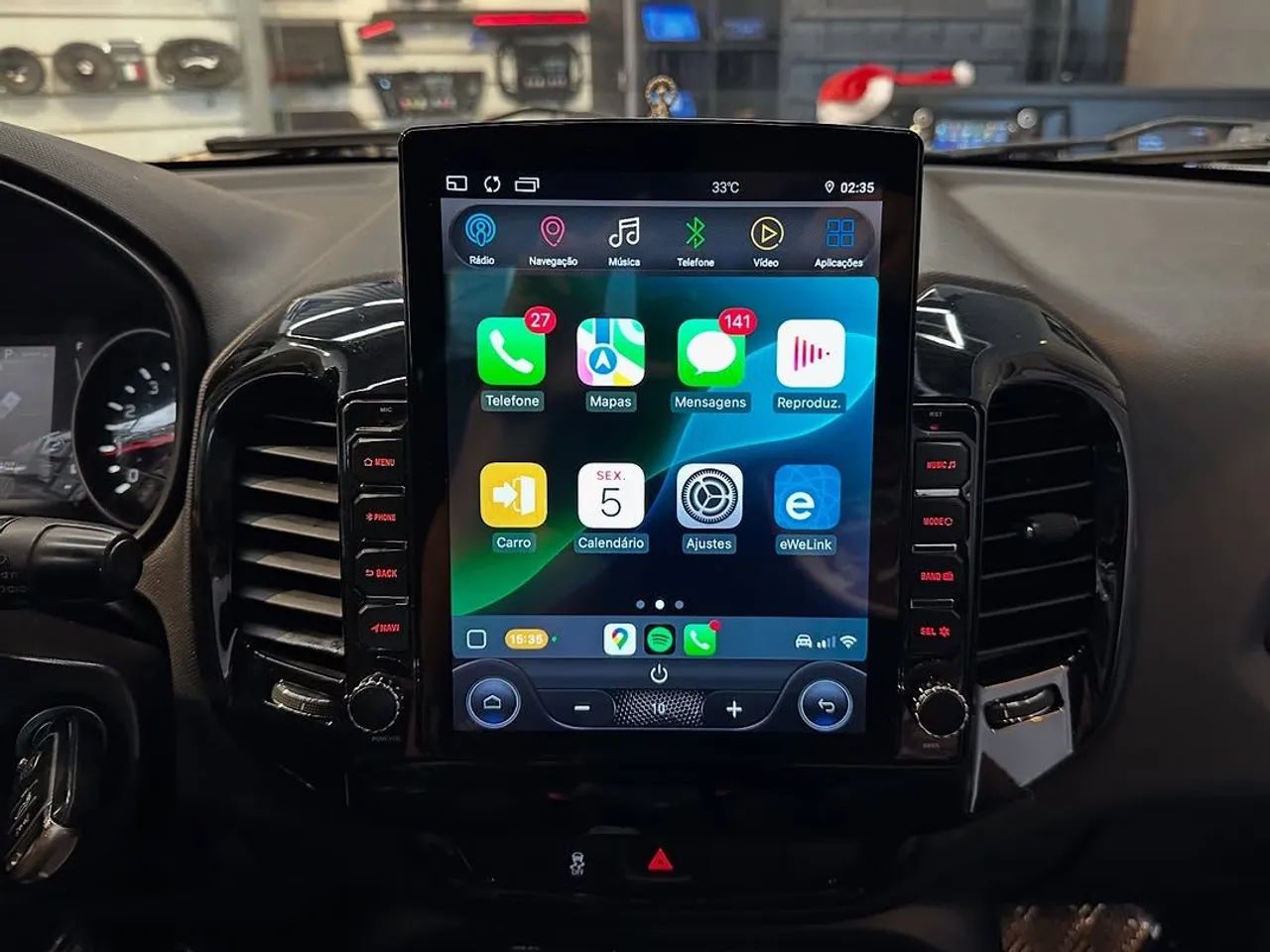 Multimídia tesla Fiat Toro  - Foto 2