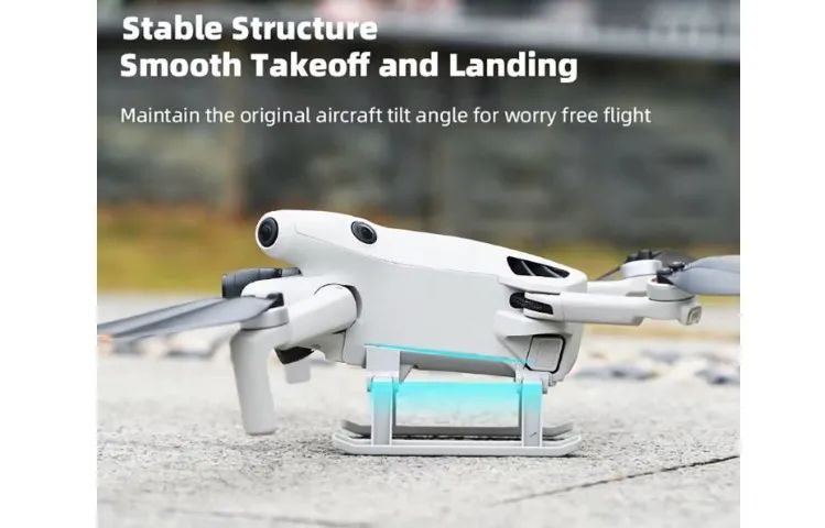 Dji Trem de pouso para dji mini 4 pro drone pés expandidos altura aumentada pro COD-CP875  - Foto 5