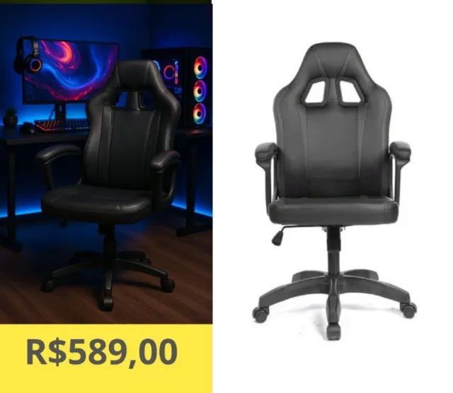 CADEIRA DE ESCRITORIO MINI GAMER  - Foto 2
