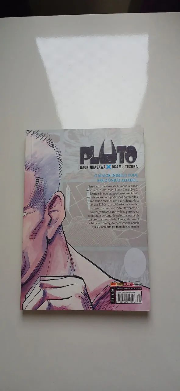  Mangá Pluto Volume 5  - Foto 2