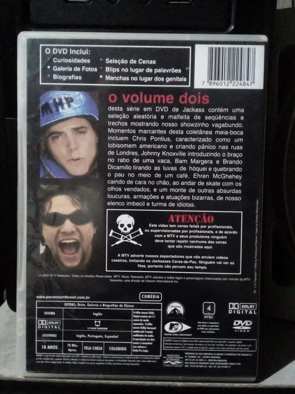 JACKASS combo com 3 DVDs novíssimos! - Foto 3