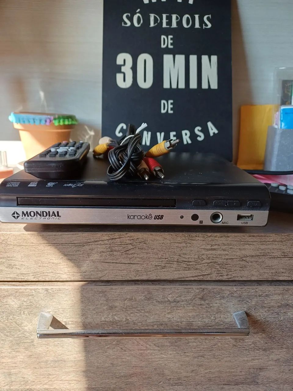 DVD Player Mondial Karaoke USB