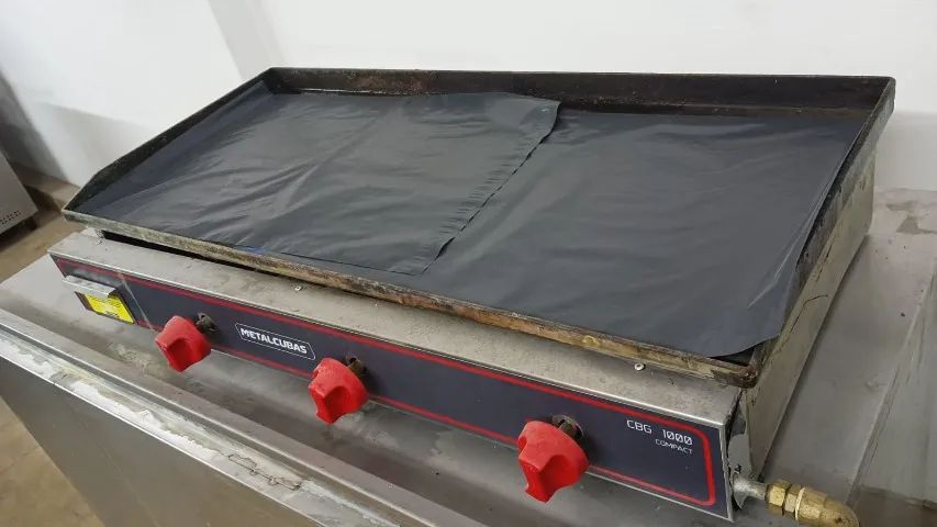 Chapa Para Lanche Industrial A Gás 100x50 Profissional (g)