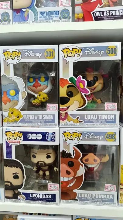 Funko Pop! Disney - Personagens do Rei Leão