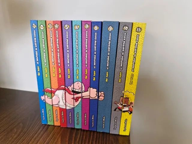 Coleção de Livros Capitão Cueca - Volumes 1 ao 11 - Dav Pilkev - Foto 3