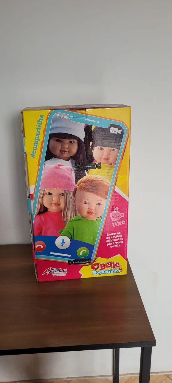 Boneca Belle Blogueirinha Ruiva Rara Apolo brinquedos  - Foto 3