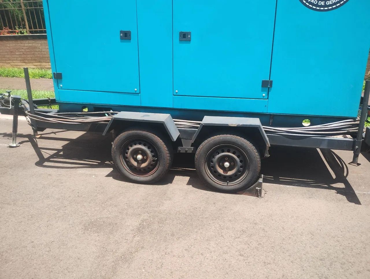 Carretinha para gerador 