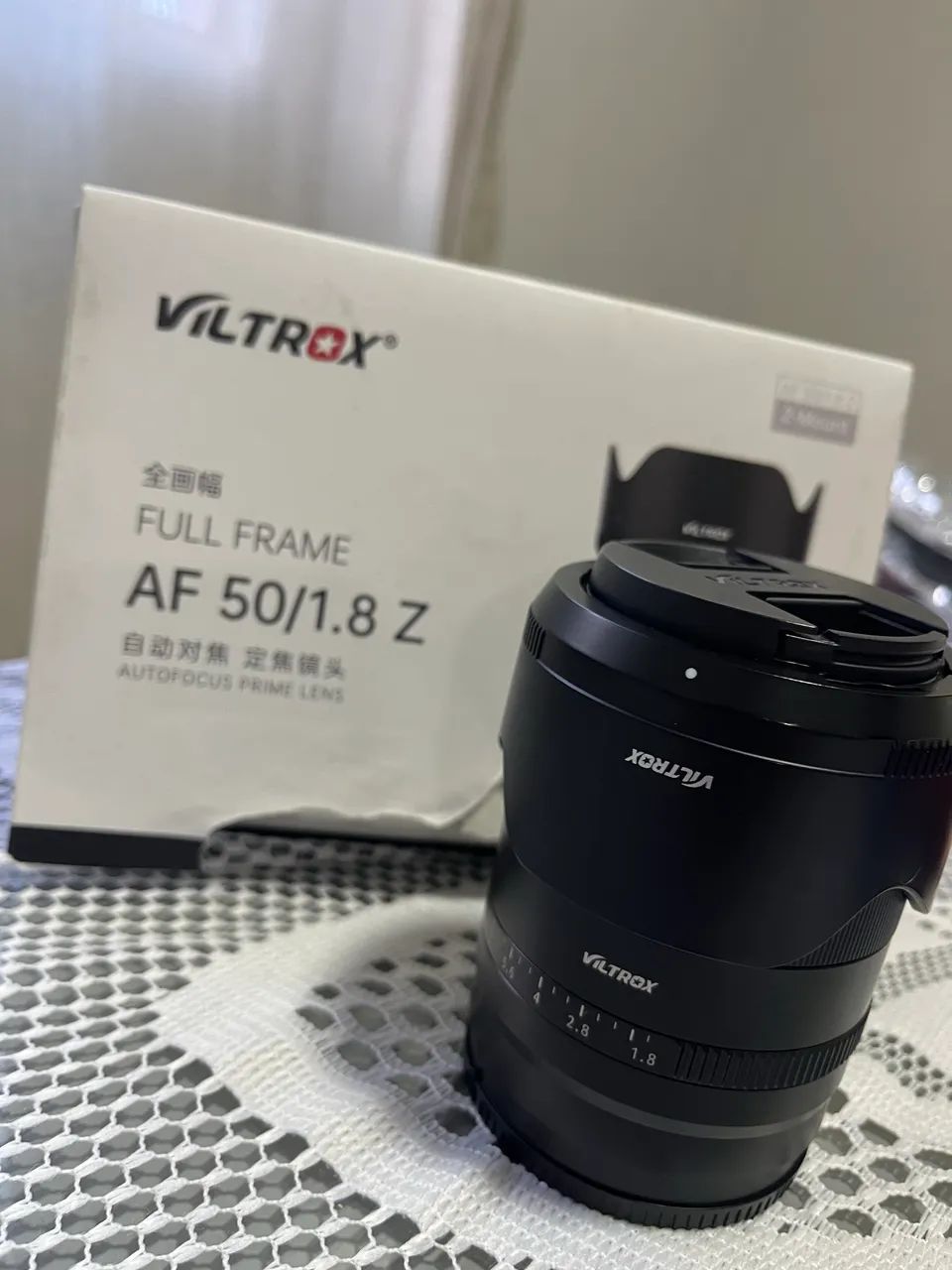 Lente Viltrox para nikon f1.8