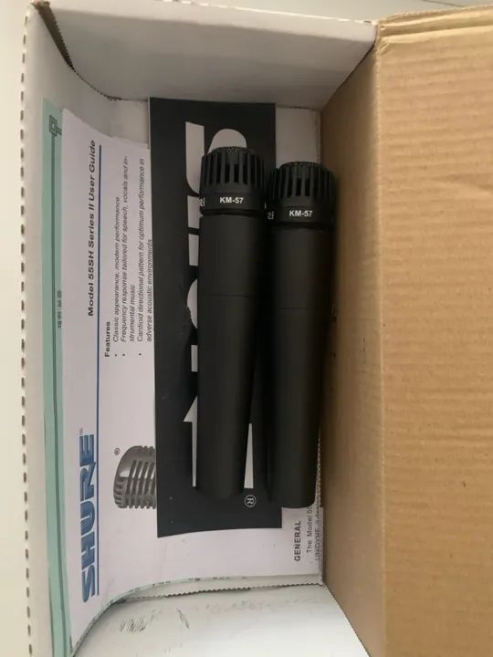 Par de Microfones  SM-57 Rplc