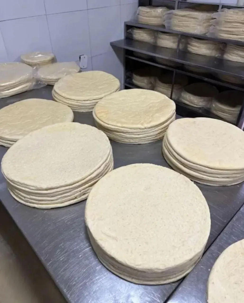 Massa de pizza pré assada