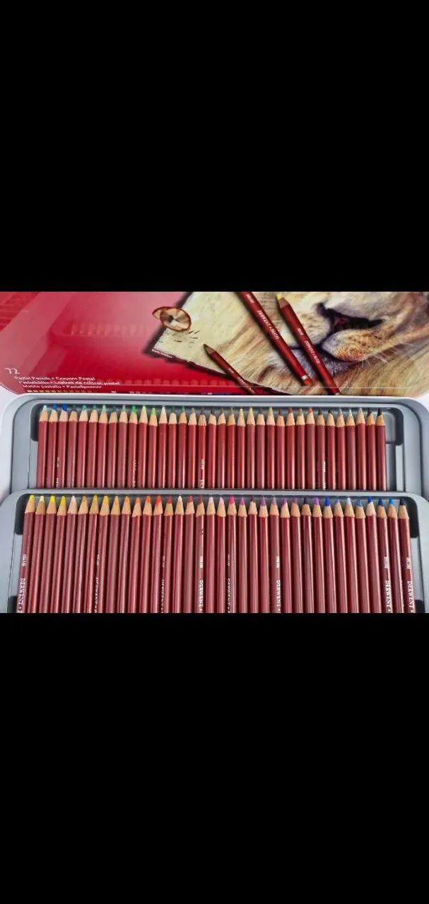 Lápis Pastel Derwent 72 Cores - Foto 3