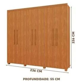 GUARDA ROUPA DE CASAL 6 Portas 4 Gavetas 100% MDF (FAZEMOS ENTREGAS) - Foto 3