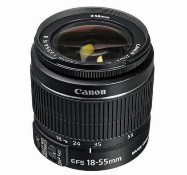 Lente Canon 18-55mm NOVA!