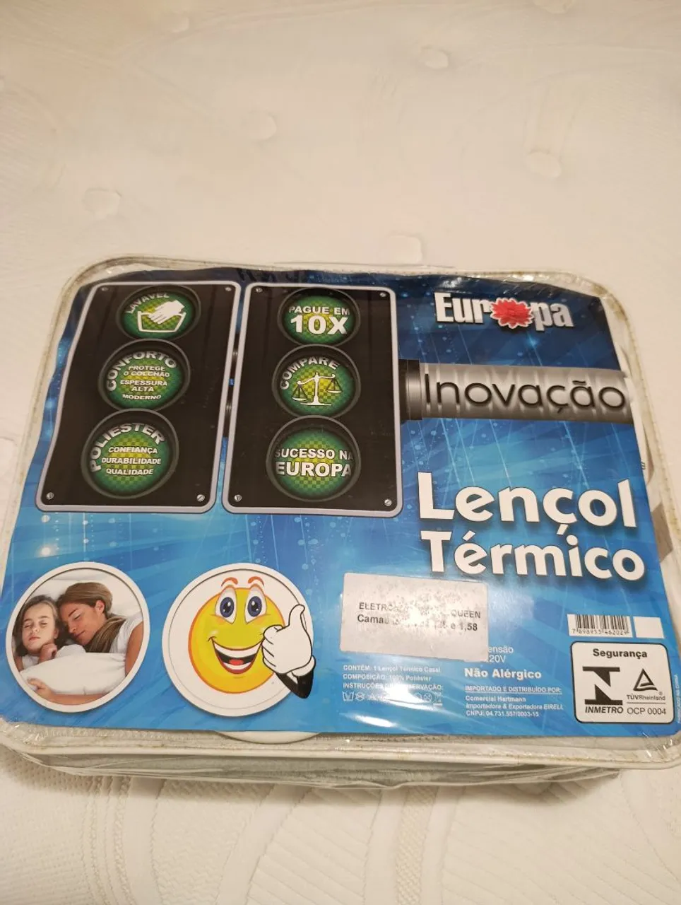 Lençol Térmico Casal Europa em ótimo estado. Funcionando perfeitamente e Qualidade