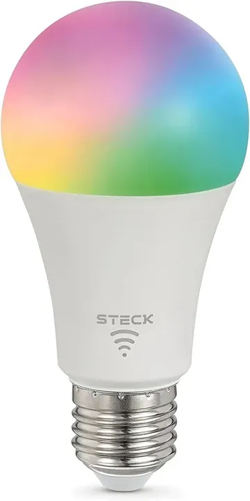 Lâmpada Inteligente Wi-Fi Steck 12W Bivolt Alexa
