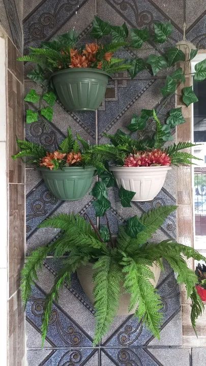 Conjunto de 4 Vasos de Planta