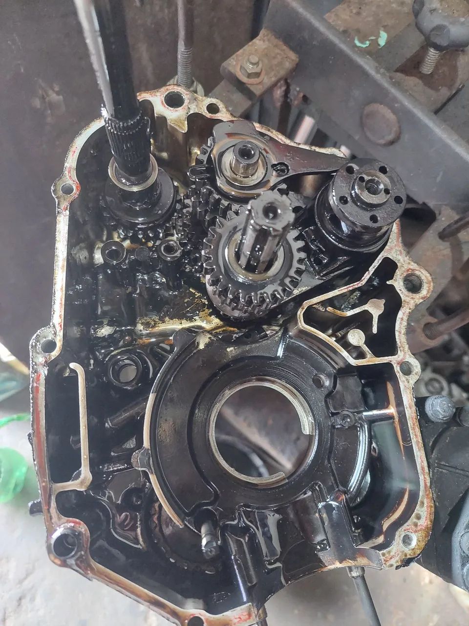 Carcaça do motor da shinray 50cc - Foto 2