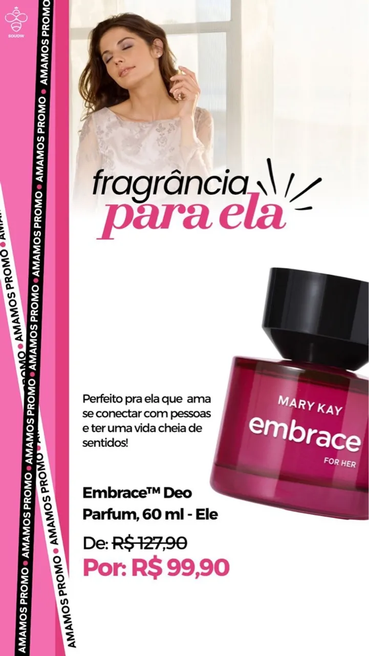 PERFUME Mary Kay Embrace Deo Parfum - Fragrância para Ela