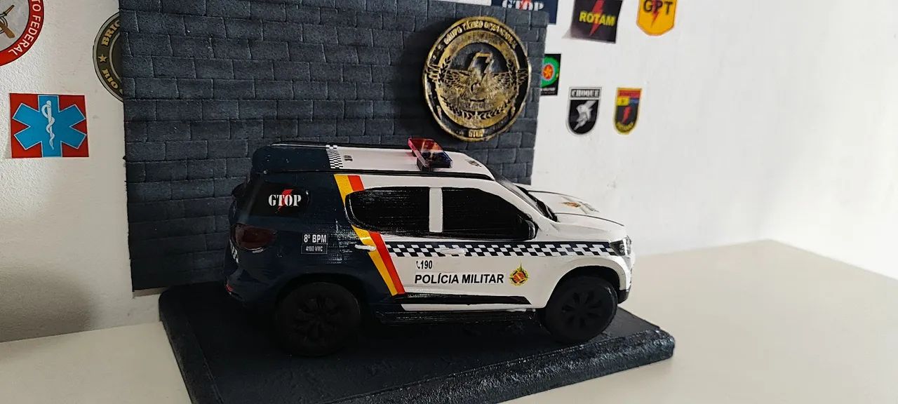 Miniatura Trailblazer da Polícia  - Foto 4