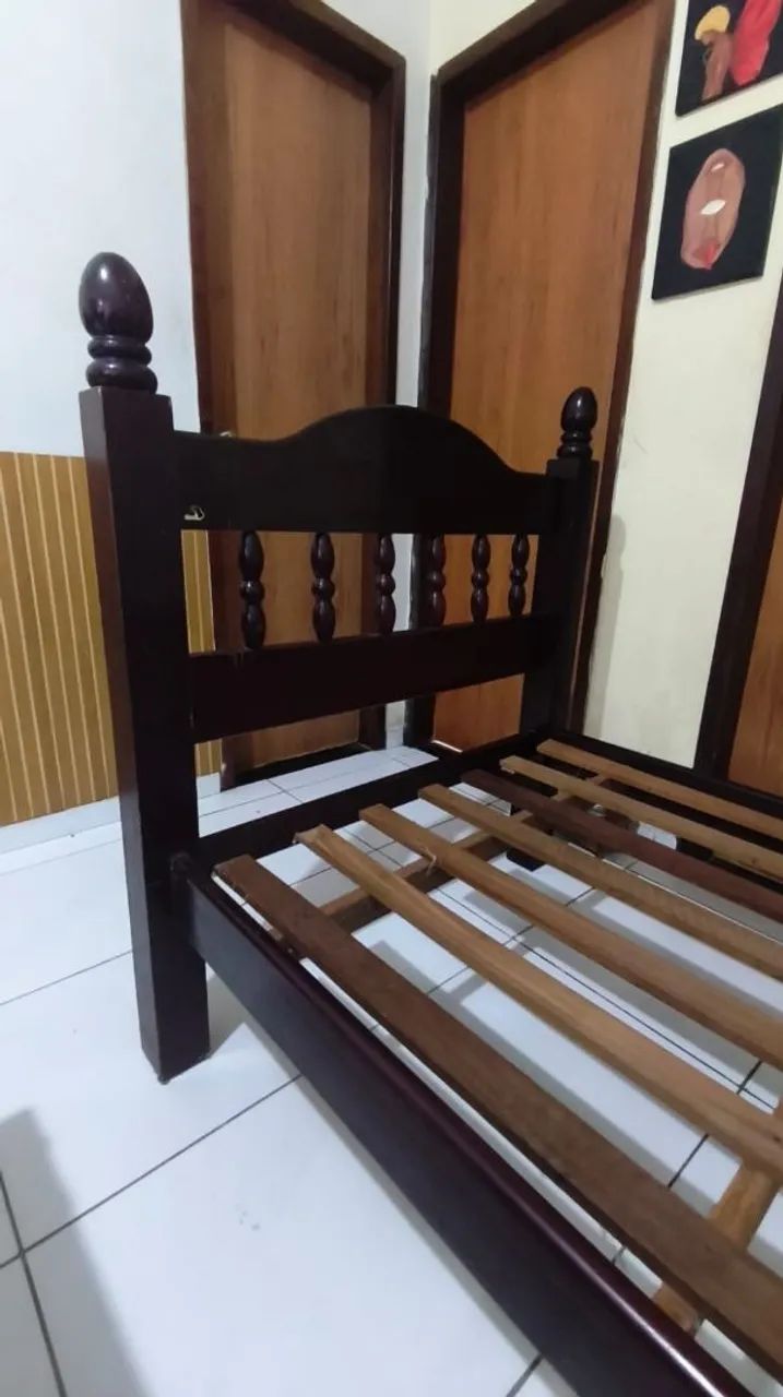 Cama de solteiro - Madeira  - Foto 3