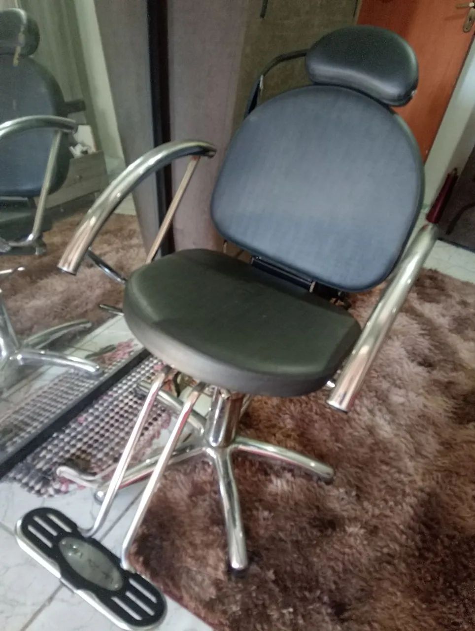 Cadeira Van de velde reclinável para salão e barbearia  - Foto 2