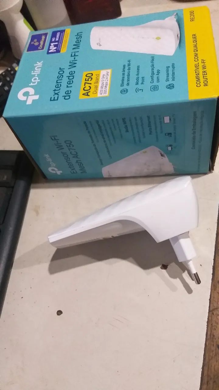 Extensor de rede Wi-Fi Mesh ac750 Dual band 433 Mpbs 5 Ghz 300 Mpbs 2.4 GHz - Foto 2