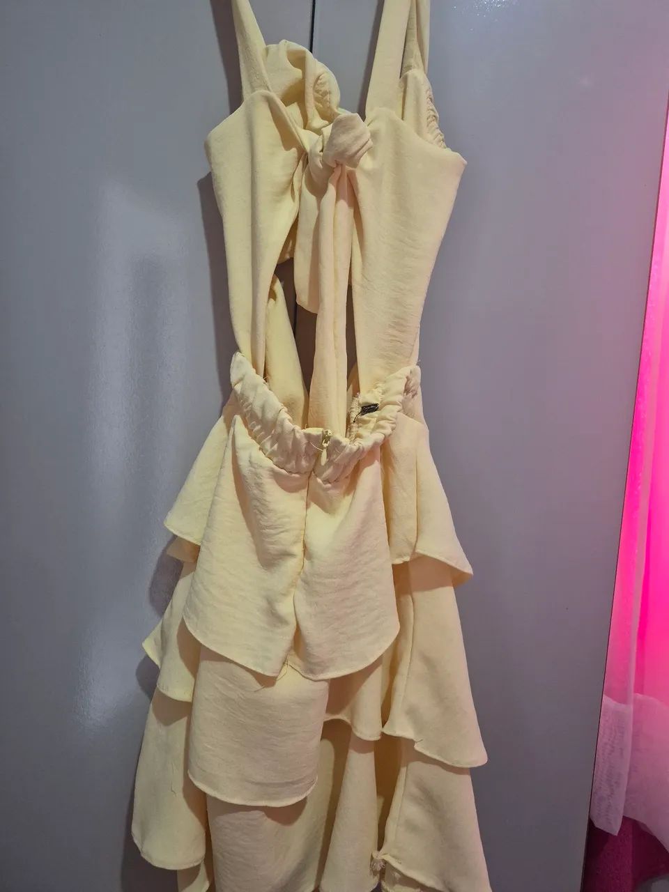Vestido curto amarelo - Foto 2