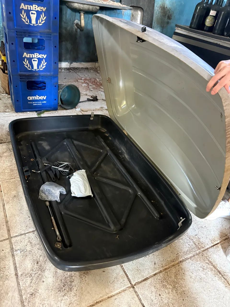 Bagageiro Camper 360 Litros Prata