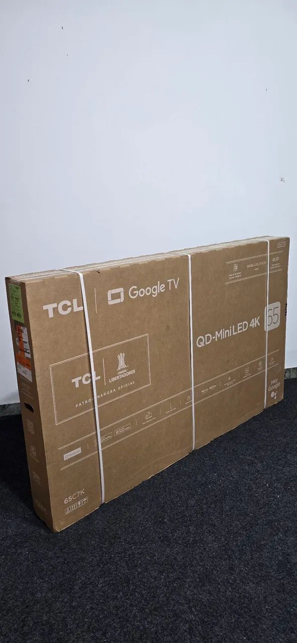 Smart TV TCL 65 Polegadas QLED Mini LED 4K C7K 144Hz HDR10+ 