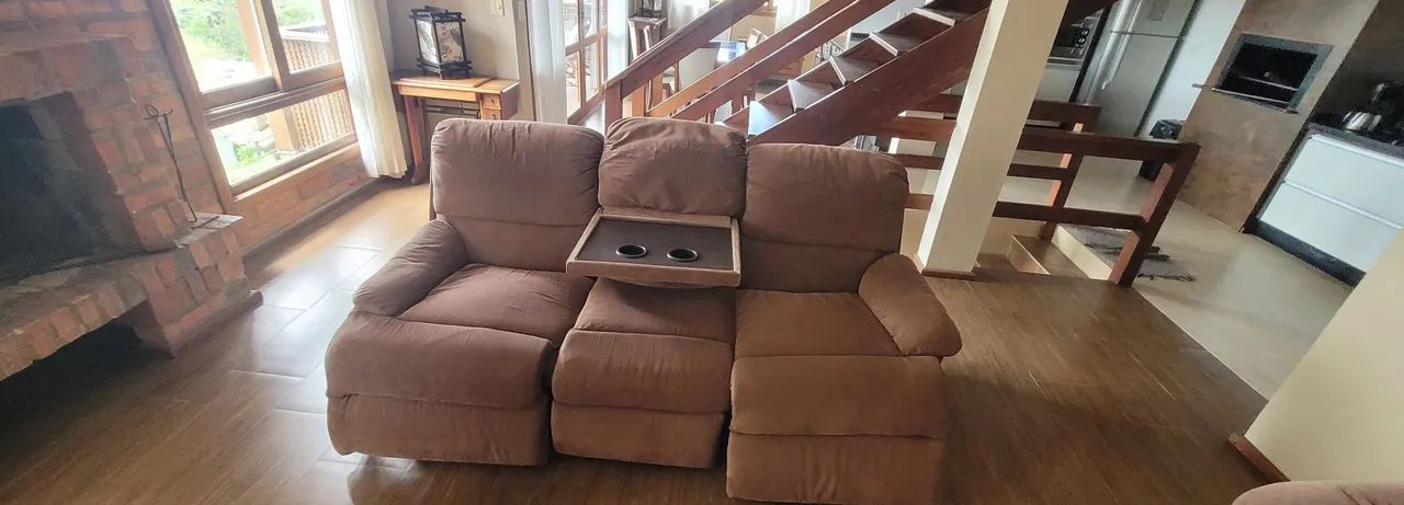 Sofá marca recliners elétrico 3 lugares super confortável  - Foto 3