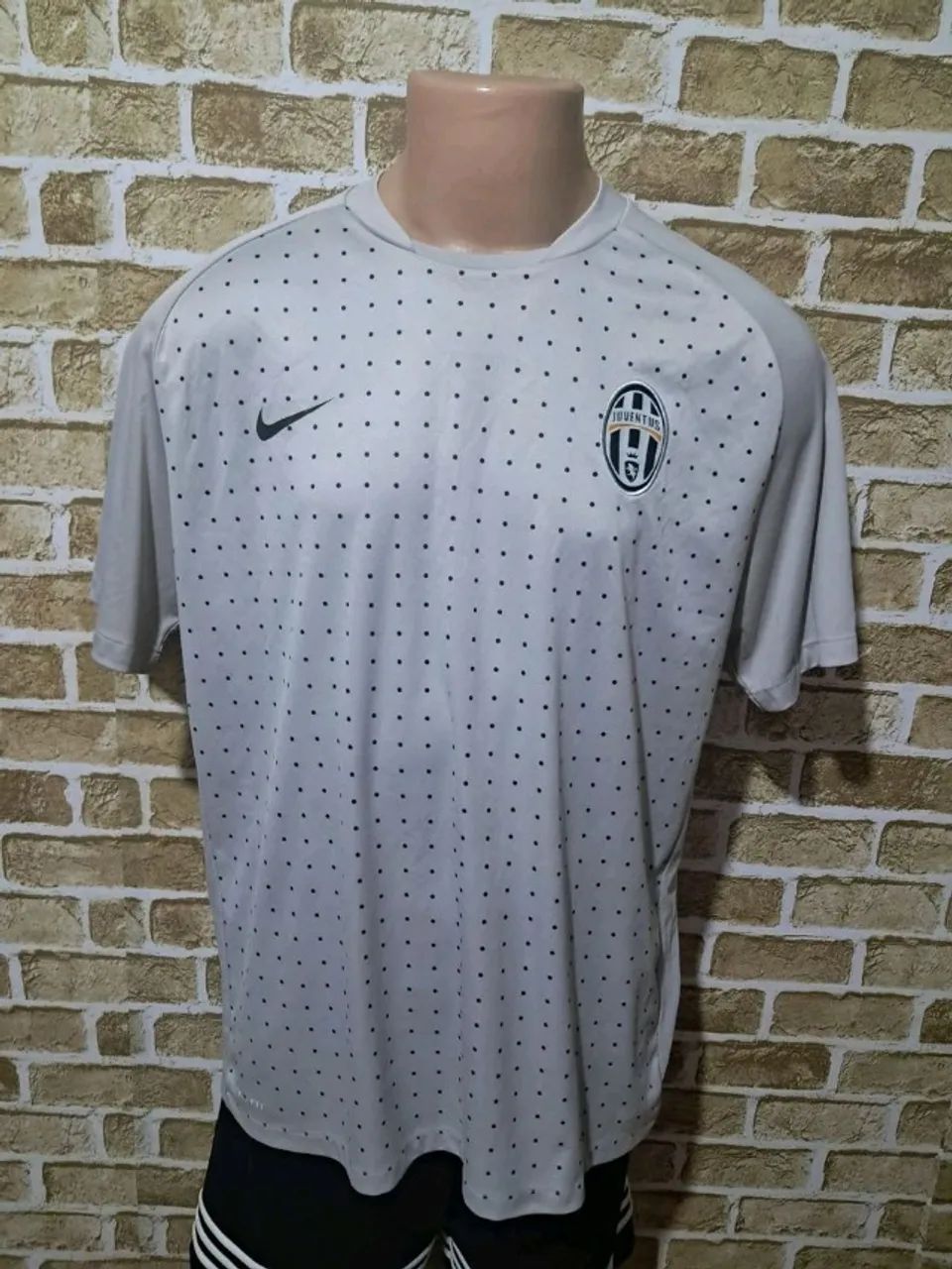 camisa original treino 2011 2012 nike juventus turim itália cinza