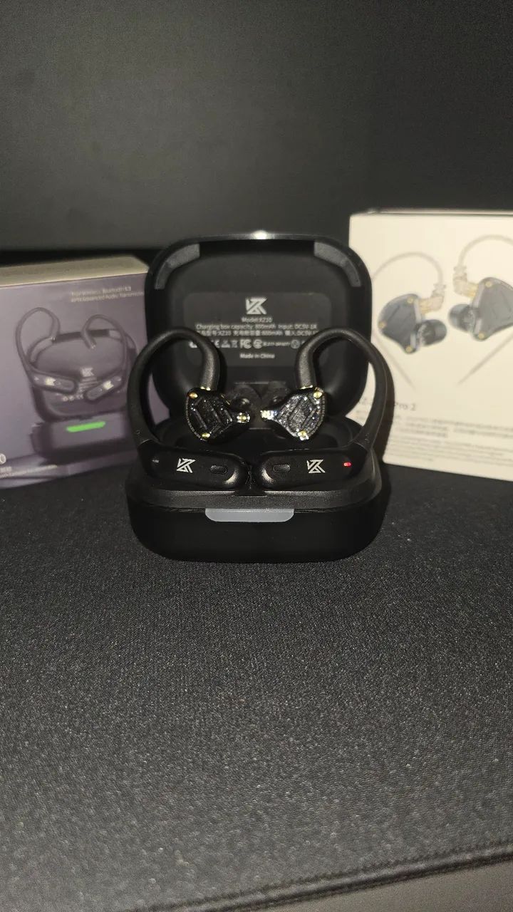Fone Gamer Bluetooth KZ ZS10 Pro 2 + Adaptador Sem Fio AZ10 - Novo