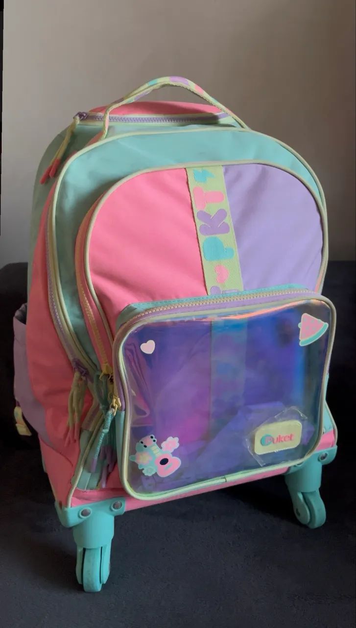Mochila PUKET Color Block + Cooler 