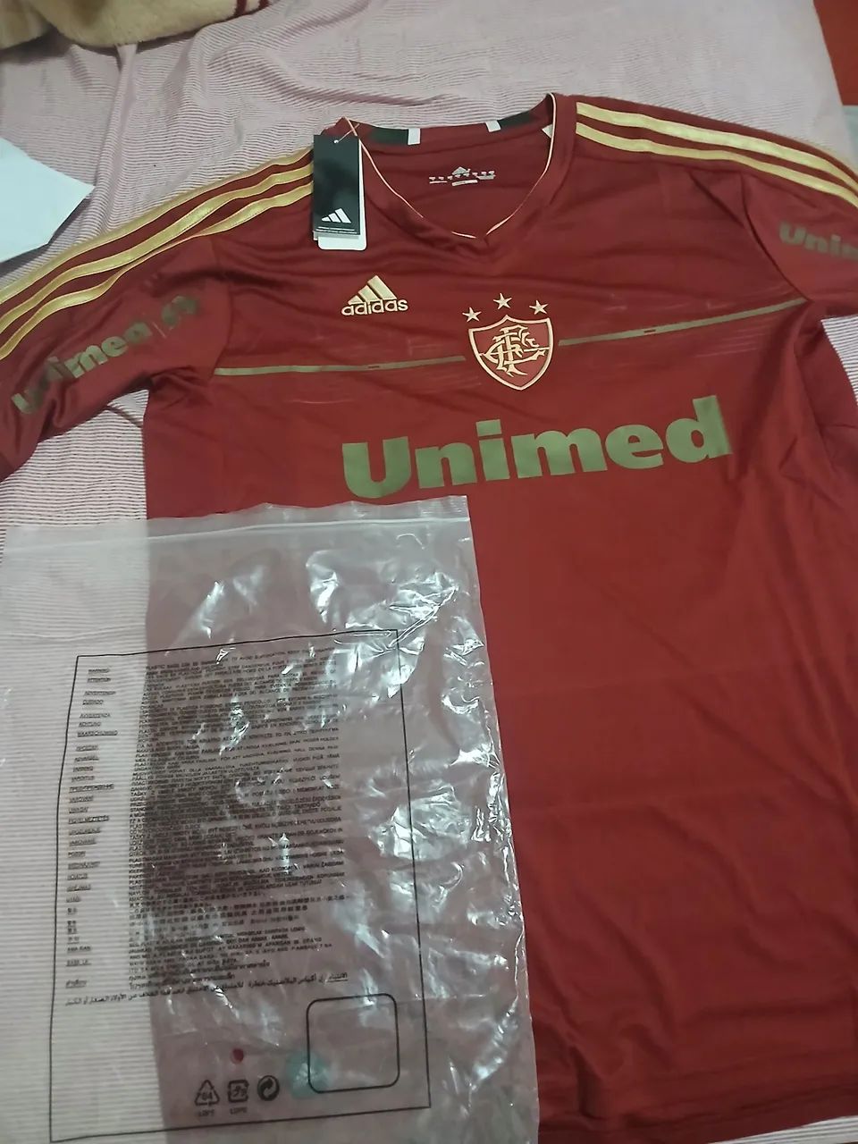 Camisa Fluminense 2012 Grena Adiddas - Foto 3